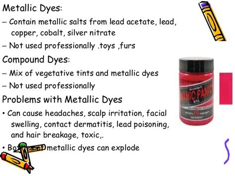 metallic salts box dye|metallic salts hair dye.